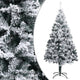 VidaXL Kunstkerstboom met sneeuw PVC 400 cm groen