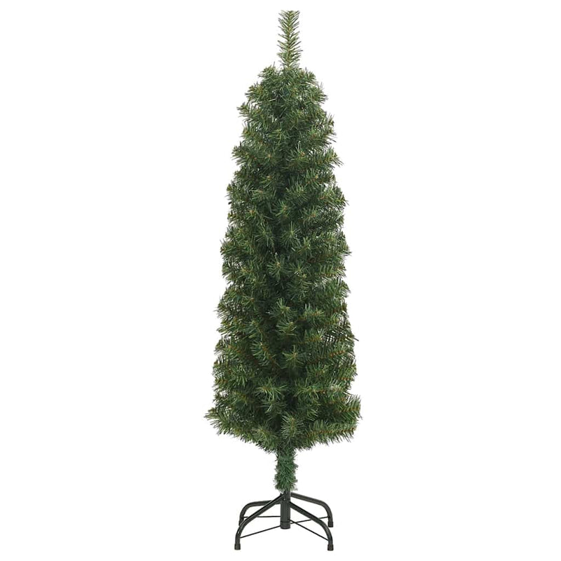 Load image into Gallery viewer, Vidaxl kunstkerstboom met standaard smal 120 cm pvc groen
