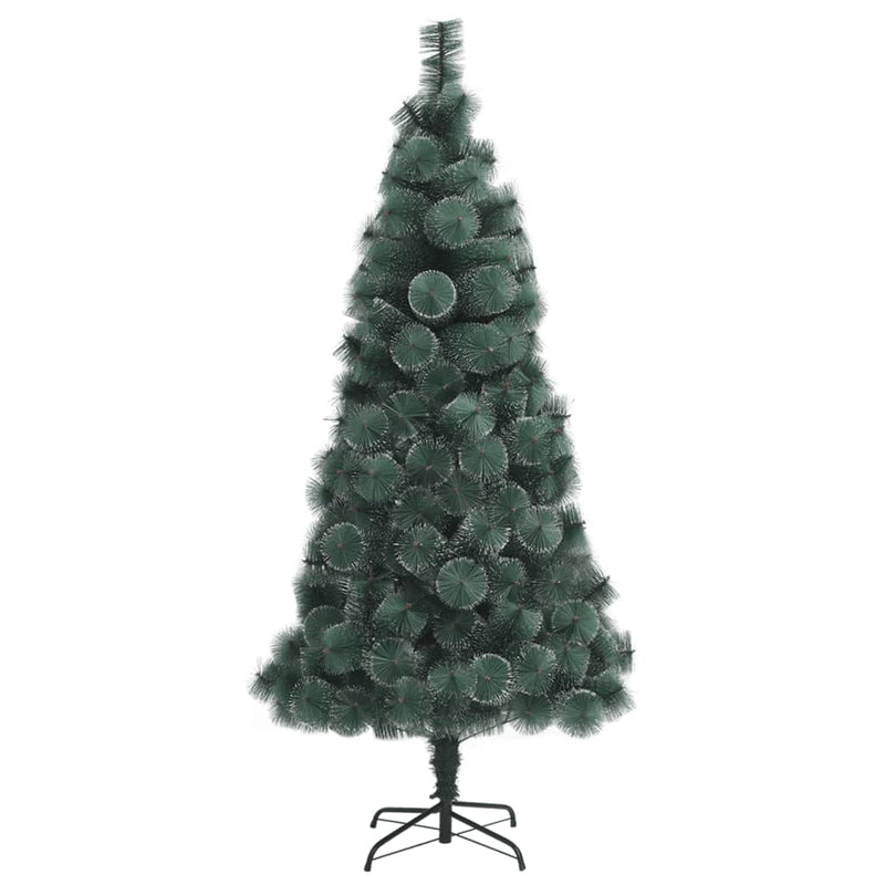Load image into Gallery viewer, VidaXL Kunstkerstboom met standaard 210 cm PET groen
