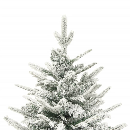 VidaXL Kunstkerstboom met sneeuw 120 cm PVC en PE groen