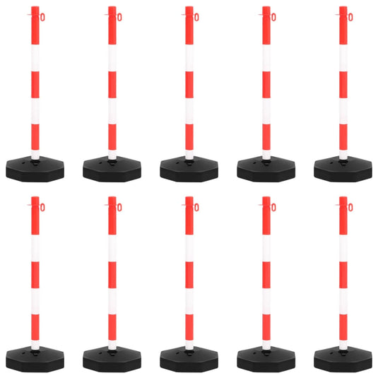 Vidaxl kettingpalenset met kunststof ketting 10 m