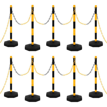 Vidaxl kettingpalenset met kunststof ketting 10 m