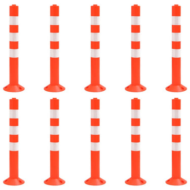 Vidaxl verkeerspalen 10 st 75 cm pe