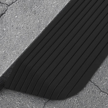 Vidaxl drempelhulp 110x32x3,8 cm rubber