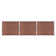 VidaXL Schuttingpanelenset 526x146 cm HKC bruin