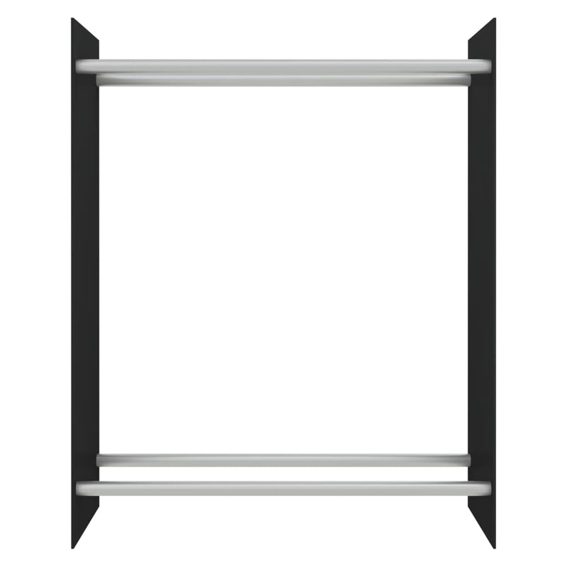 Load image into Gallery viewer, Vidaxl haardhoutrek 80x35x100 cm gehard glas zwart
