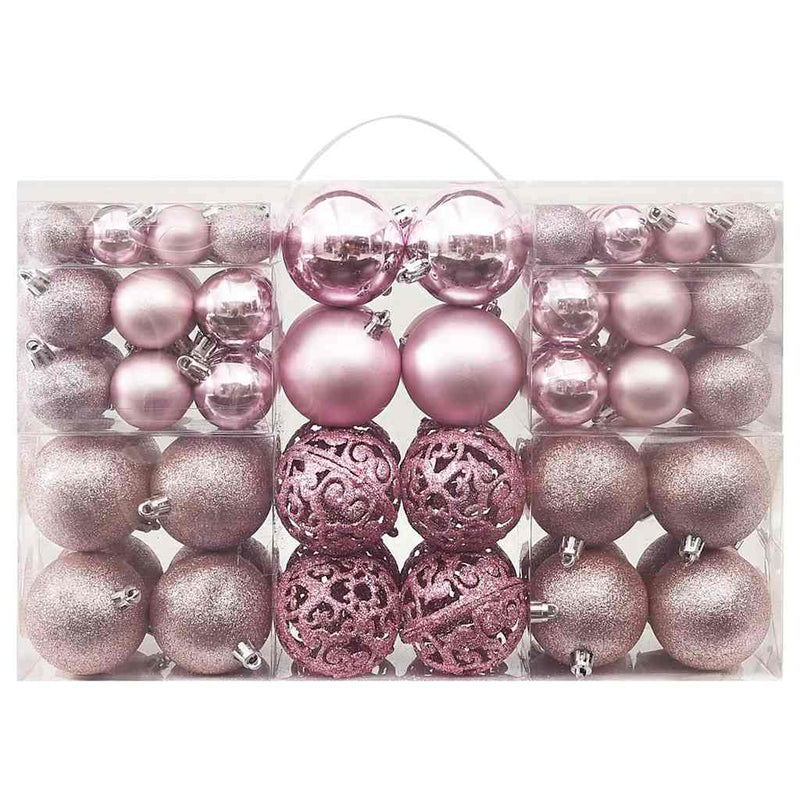 Load image into Gallery viewer, Vidaxl 100-delige kerstballenset roze
