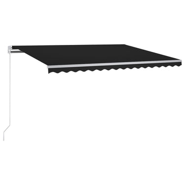 Vidaxl luifel automatisch met led en windsensor 300x250 cm antraciet