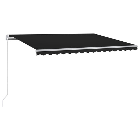 Vidaxl luifel automatisch met led en windsensor 300x250 cm antraciet