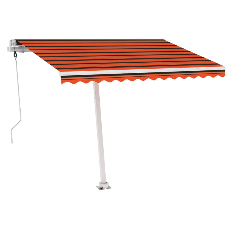 Load image into Gallery viewer, VidaXL Luifel vrijstaand automatisch 300x250 cm oranje en bruin
