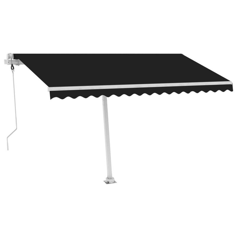 Load image into Gallery viewer, VidaXL Luifel vrijstaand automatisch 450x300 cm antracietkleurig
