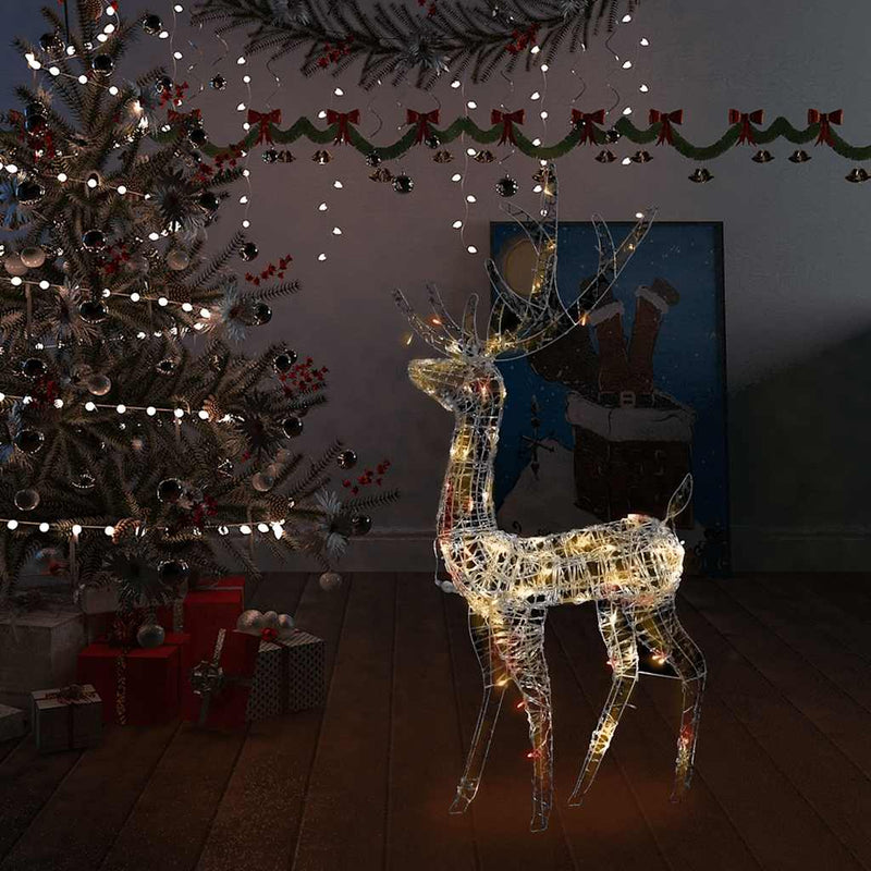 Load image into Gallery viewer, Vidaxl kerstversiering rendier 140 led's 120 cm acryl meerkleurig
