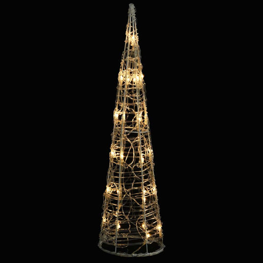 VidaXL Lichtkegel decoratief LED 60 cm warmwit acryl
