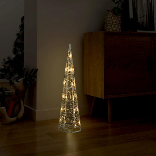 VidaXL Lichtkegel decoratief LED 60 cm warmwit acryl