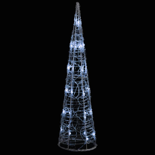VidaXL Lichtkegel decoratief LED koudwit 60 cm acryl