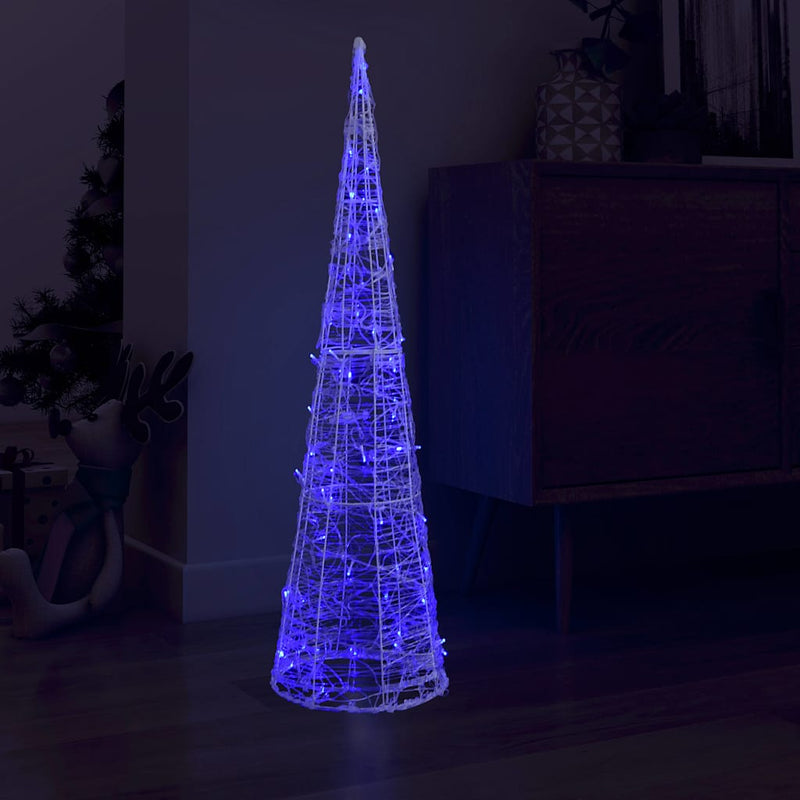 Load image into Gallery viewer, Vidaxl lichtkegel decoratief led blauw 120 cm acryl
