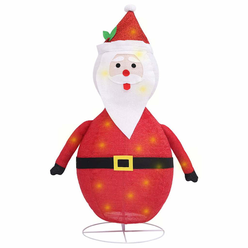 Load image into Gallery viewer, Vidaxl kerstman decoratief led 90 cm luxe stof
