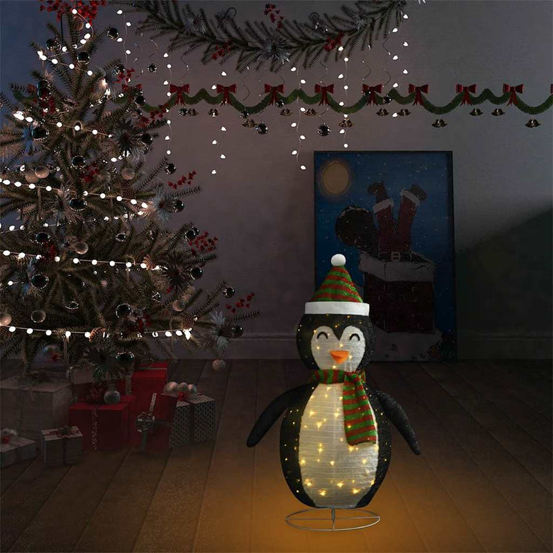 Load image into Gallery viewer, Vidaxl kerstpinguïn decoratief led 60 cm luxe stof
