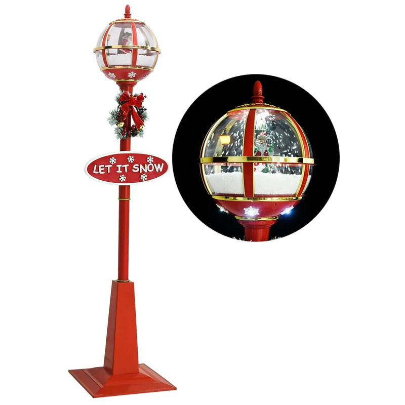 Load image into Gallery viewer, Vidaxl straatlantaarn met kerstman led 175 cm
