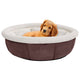 VidaXL Hondenmand 70x70x26 cm bruin