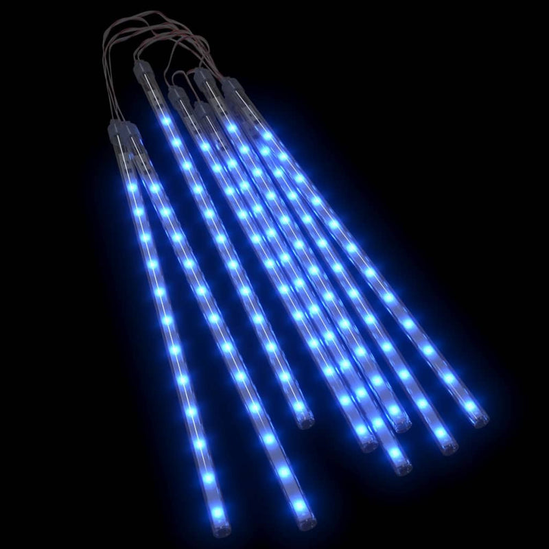 Load image into Gallery viewer, VidaXL Meteoorlichten 8 st 192 LED's binnen buiten 30 cm blauw
