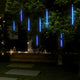 VidaXL Meteoorlichten 8 st 192 LED's binnen buiten 30 cm blauw