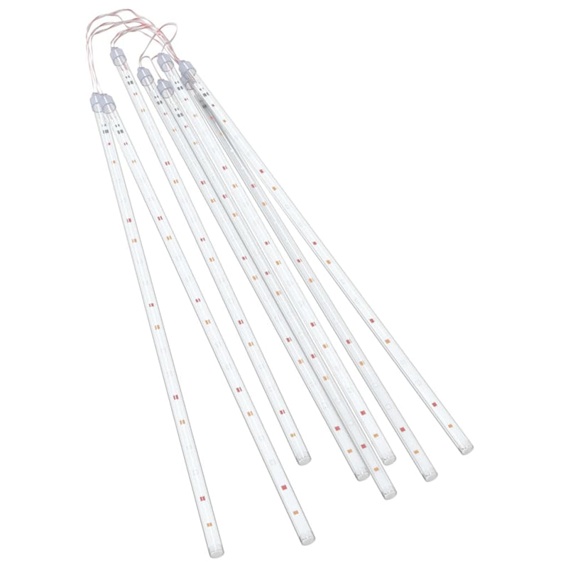 Load image into Gallery viewer, Vidaxl meteoorlichten 8 st 288 led's binnen buiten 50 cm meerkleurig
