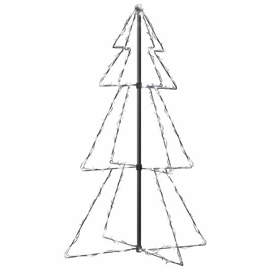 Vidaxl kegelkerstboom 160 led's binnen en buiten 78x120 cm