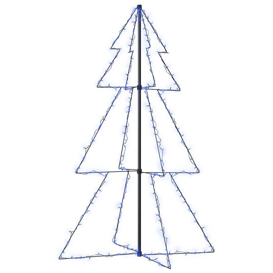 Vidaxl kegelkerstboom 200 led's binnen en buiten 98x150 cm