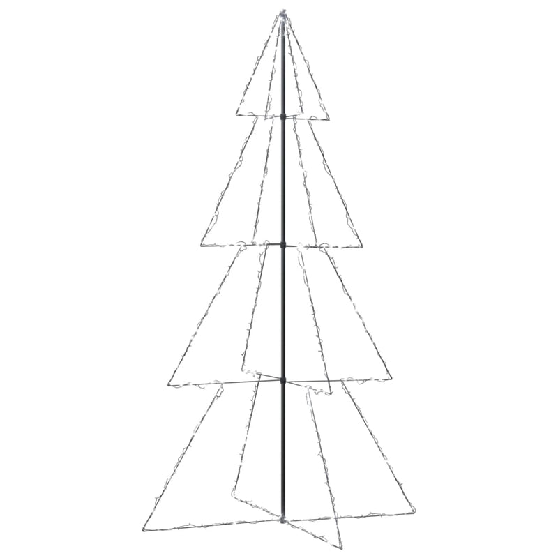 Load image into Gallery viewer, VidaXL Kegelkerstboom 360 LED's binnen en buiten 143x250 cm
