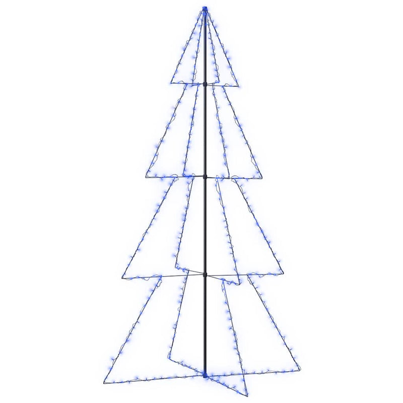 Load image into Gallery viewer, Vidaxl kegelkerstboom 360 led's binnen en buiten 143x250 cm
