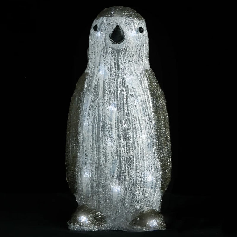 Load image into Gallery viewer, Vidaxl kerstfiguur pinguïn led binnen en buiten 30 cm acryl
