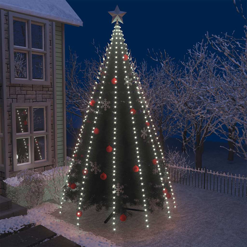 Load image into Gallery viewer, Vidaxl kerstboomverlichting met 500 led's koudwit binnen buiten 500 cm
