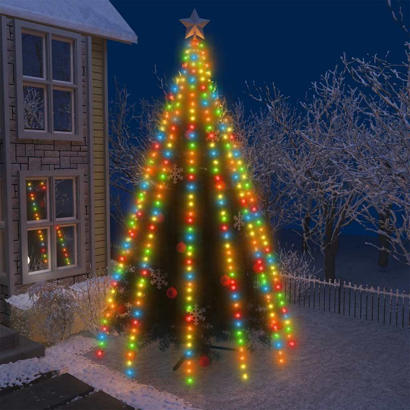 Load image into Gallery viewer, Vidaxl kerstboomverlichting 500 led's meerkleurig binnen buiten 500 cm
