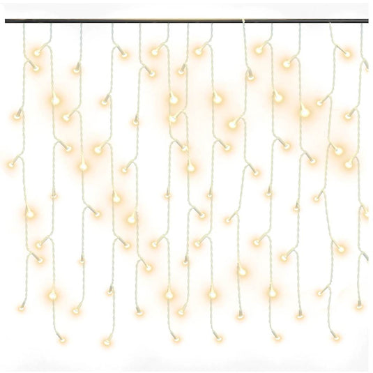 Vidaxl lichtgordijn met 400 led's en 8 functies 10 m warmwit