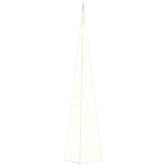 Vidaxl lichtkegel decoratief led 90 cm acryl warmwit