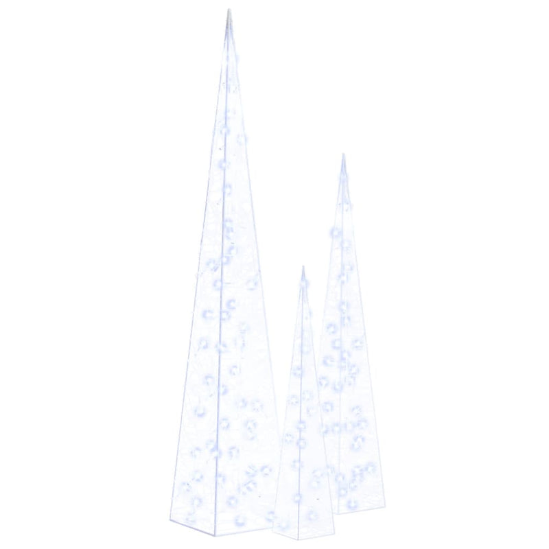 Load image into Gallery viewer, Vidaxl lichtkegelset decoratief led 60 90 120 cm acryl blauw
