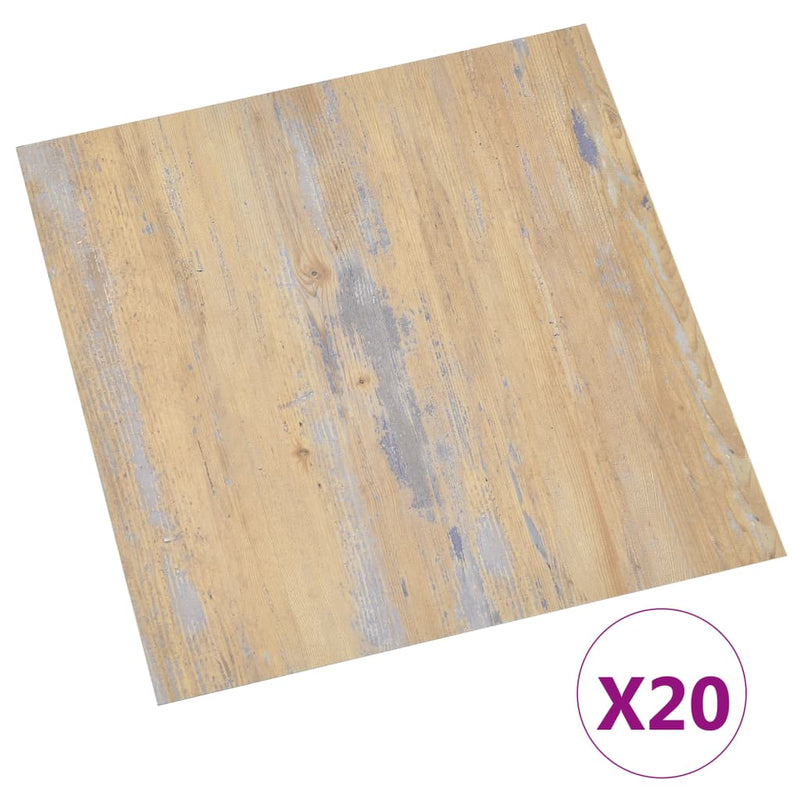 Load image into Gallery viewer, Vidaxl vloerplanken 20 st zelfklevend 1,86 m² pvc bruin
