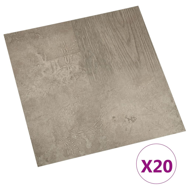 Load image into Gallery viewer, Vidaxl vloerplanken 20 st zelfklevend 1,86 m² pvc grijs
