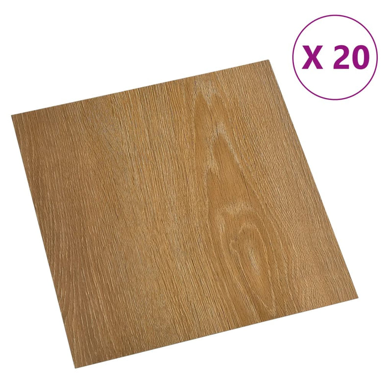 Load image into Gallery viewer, Vidaxl vloerplanken 20 st zelfklevend 1,86 m² pvc bruin
