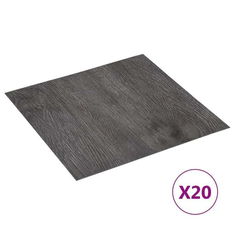 Load image into Gallery viewer, Vidaxl vloerplanken 20 st zelfklevend 1,86 m² pvc bruin

