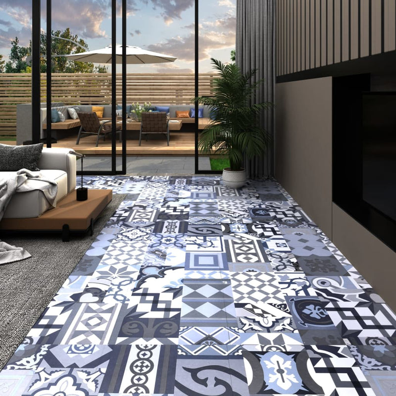 Load image into Gallery viewer, Vidaxl vloerplanken 20 st zelfklevend 1,86 m² pvc gekleurd patroon
