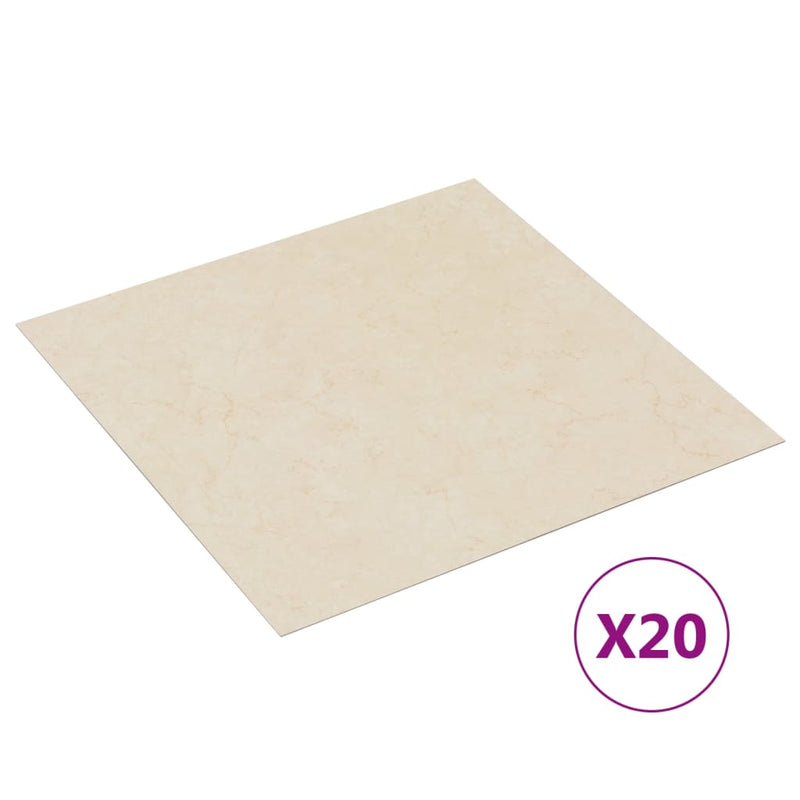 Load image into Gallery viewer, Vidaxl vloerplanken 20 st zelfklevend 1,86 m² pvc beige
