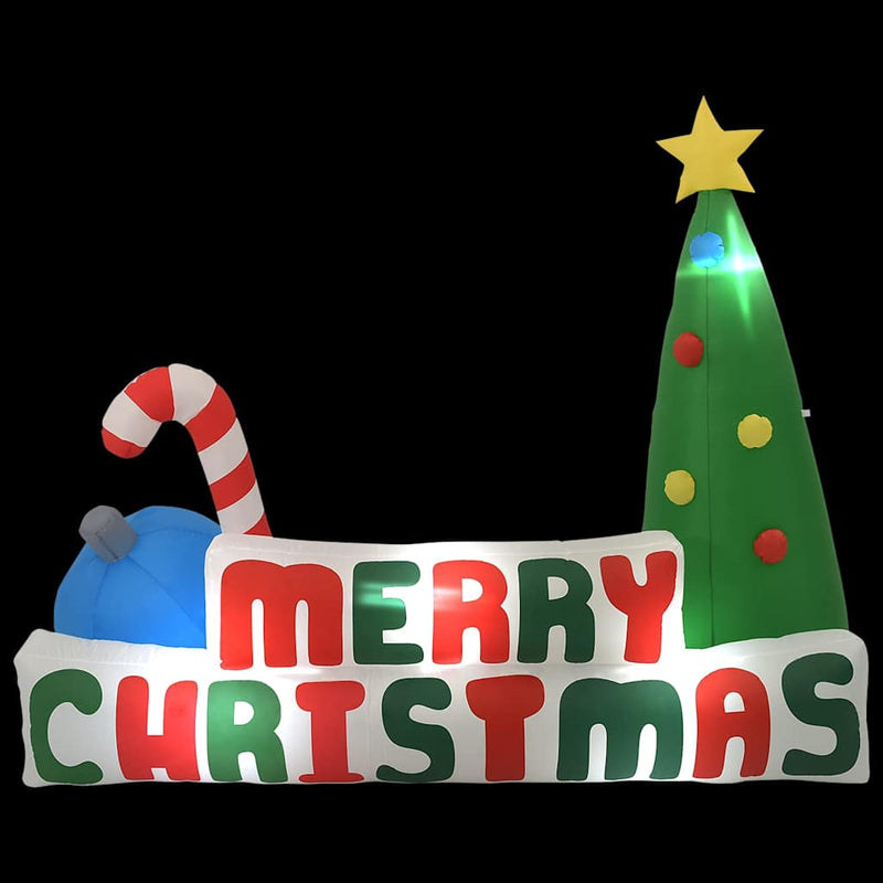 Load image into Gallery viewer, Vidaxl kerstboom merry christmas opblaasbaar led 240x188 cm
