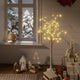 Vidaxl kerstboom wilg met 120 warmwitte led's binnen en buiten 1,2 m