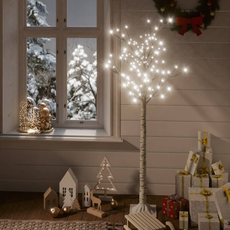 Load image into Gallery viewer, VidaXL Kerstboom wilg met 140 koudwitte LED's binnen en buiten 1,5 m
