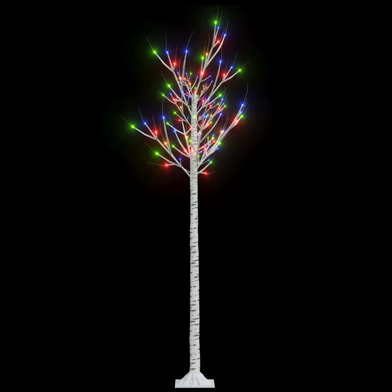 Load image into Gallery viewer, Vidaxl kerstboom wilg 180 meerkleurige led's binnen en buiten 1,8 m
