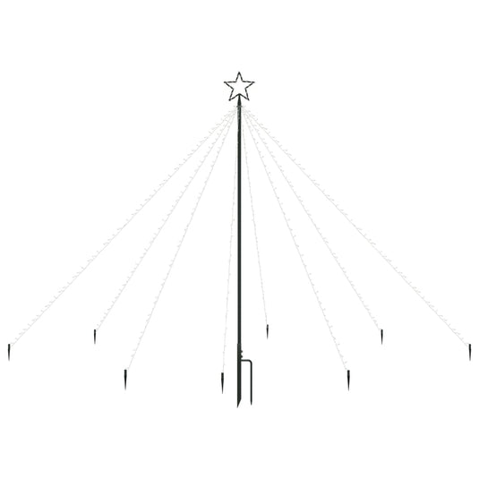 VidaXL Kerstboomverlichting 400 LED's binnen buiten 2,5 m meerkleurig