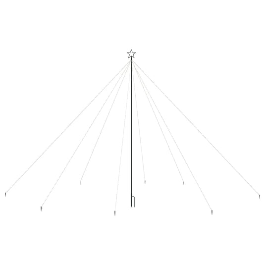 Vidaxl led-kerstboom binnen buiten 800 leds kleurrijk 5 m