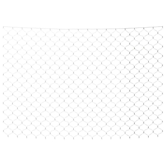 VidaXL Kerstnetverlichting 306 LED's binnen en buiten 3x3 m koudwit